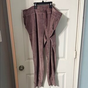 32 Degrees Plush Mauve Velour Hoodie